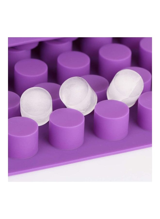 Baking Supplies 88 Cavities Mini Round Small Cheesecake Silicone Molds for Chocolate Clover Jelly Candy Ice Mold Purple 11.76x11.22x0.8inch Baking Supplies 88 Cavities Mini Round Small Cheesecake Silicone Molds for Chocolate Clover Jelly Candy Ice Mold Purple 11.76x11.22x0.8inch